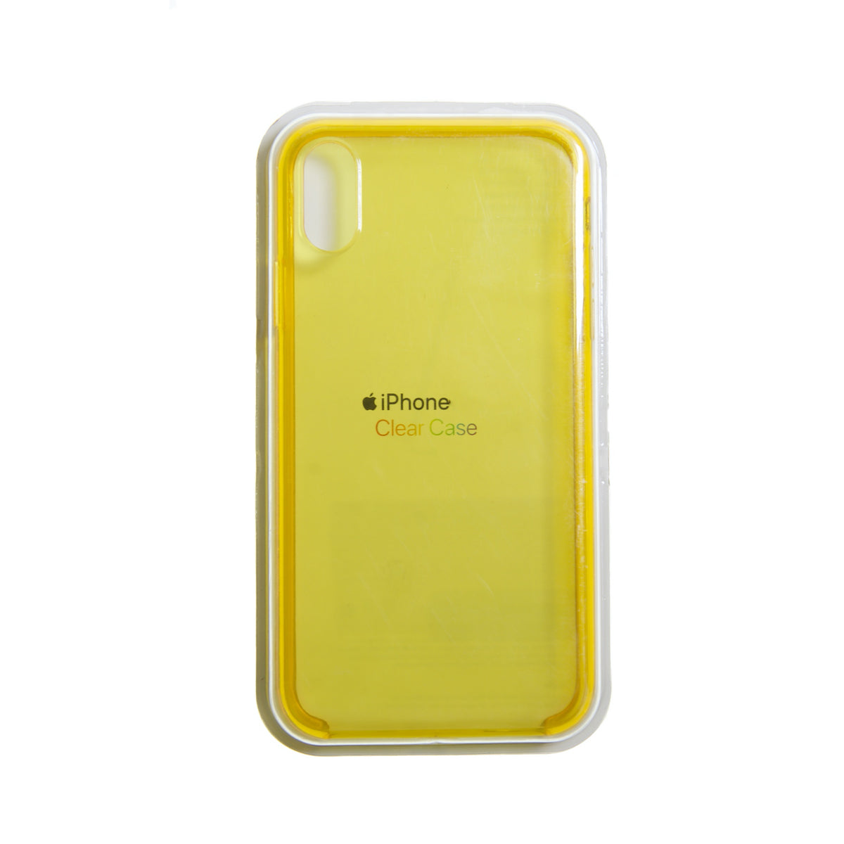 Estuches Transparente Apple Iphone Xs Max Color Amarillo / Transparente