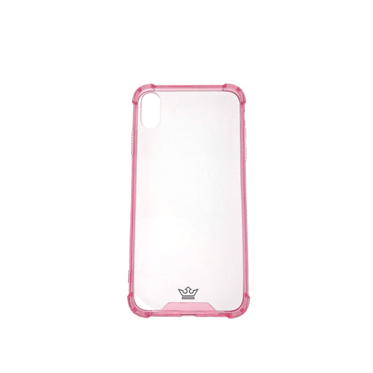 Estuche proteccion el rey hard case reforzado apple iphone xr color rosado