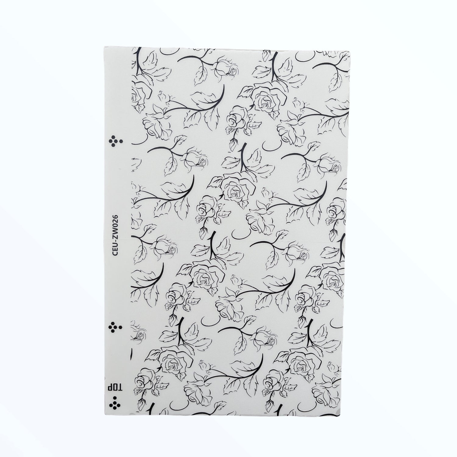 Lamina parte trasera lensun film ppda deluxe rosas color negro