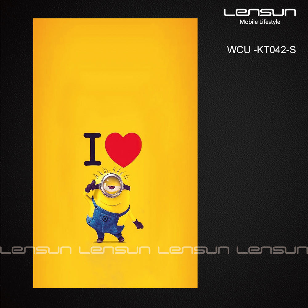 Lamina Trasera Lensun Minions para Celular - LENDP27