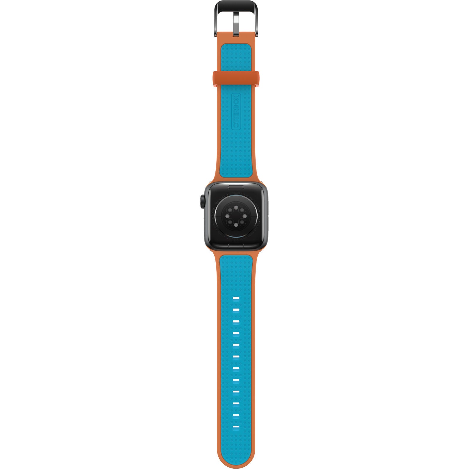 Accesorio otterbox pulsera silicon all day band apple watch 38 / 40 / 41 mm color naranja / turquesa