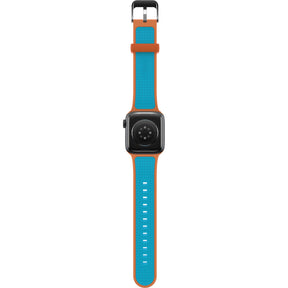 Accesorio otterbox pulsera silicon all day band apple watch 38 / 40 / 41 mm color naranja / turquesa