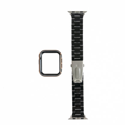 Pulsera Bumper de Diamantes para Apple Watch 42 mm - Negro - PULDBG03