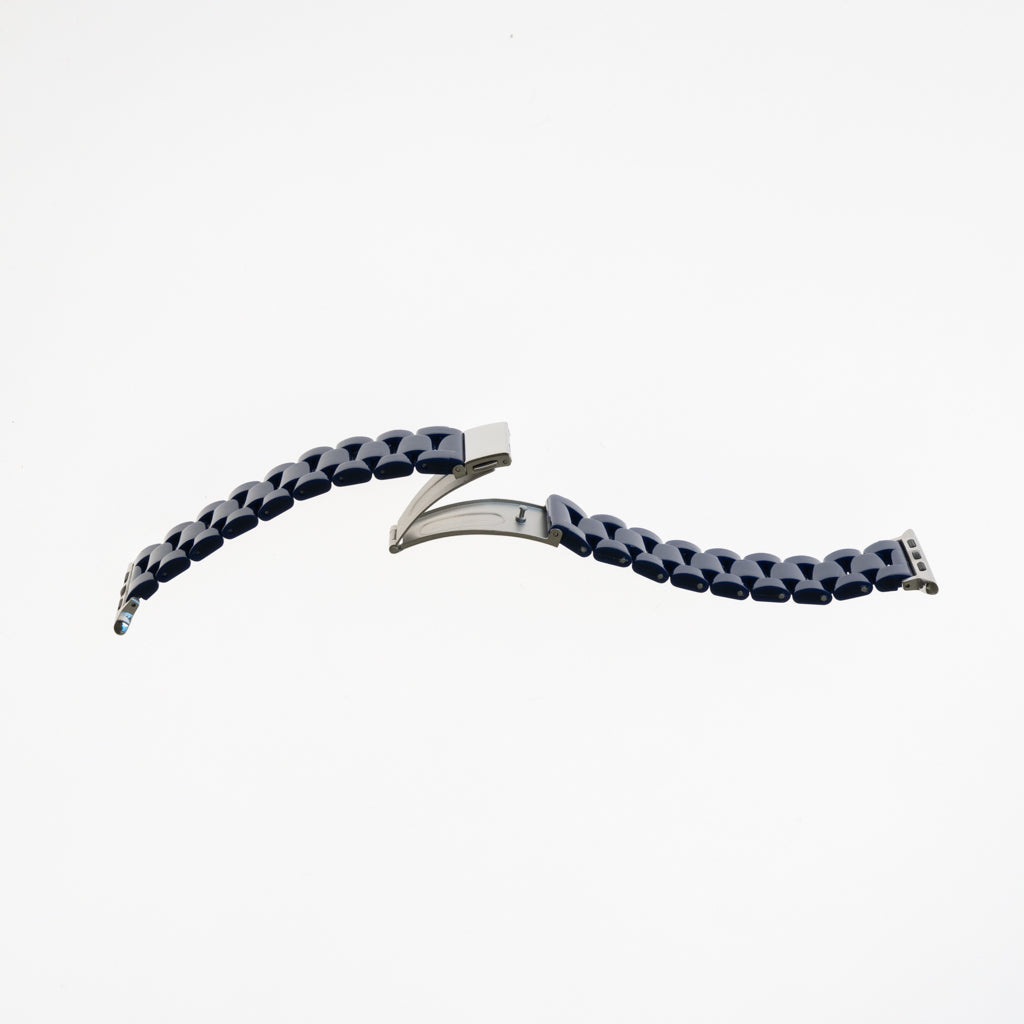 Pulsera Bumper Diamantes Azul Marino para Apple Watch 42mm - PULDBG05