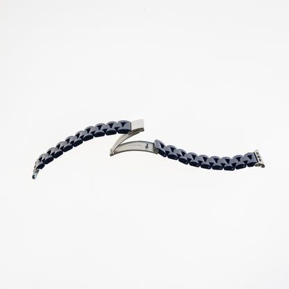 Pulsera Bumper Diamantes Azul Marino para Apple Watch 38mm - PULDBG10