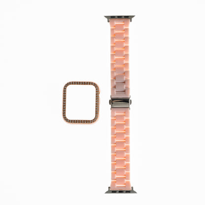 Pulsera Bumper Diamantes Rosado para Apple Watch 40mm - PULDBG11