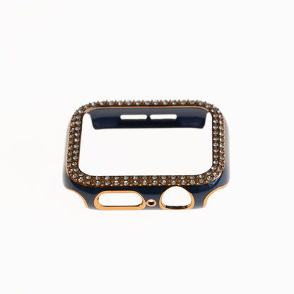 Pulsera Bumper Diamantes Apple Watch 44mm - Azul Marino - PULDBG20