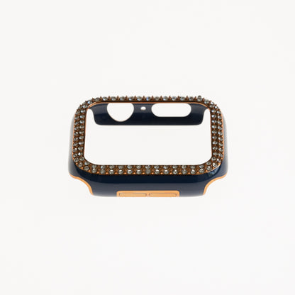 Pulsera Bumper de Diamantes para Apple Watch 41 mm - Azul Marino - PULDBG25
