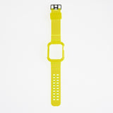 Accesorio generico pulsera con bumper rugged apple watch 44 mm color verde neon