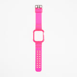 Accesorio generico pulsera con bumper rugged apple watch 44 mm color fucsia