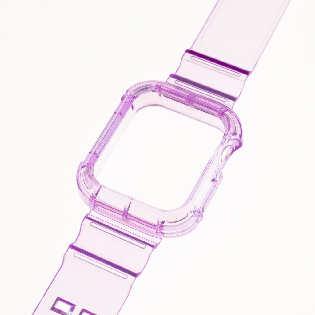 Pulsera Bumper Rugged Morado para Apple Watch 45mm - PULRG13