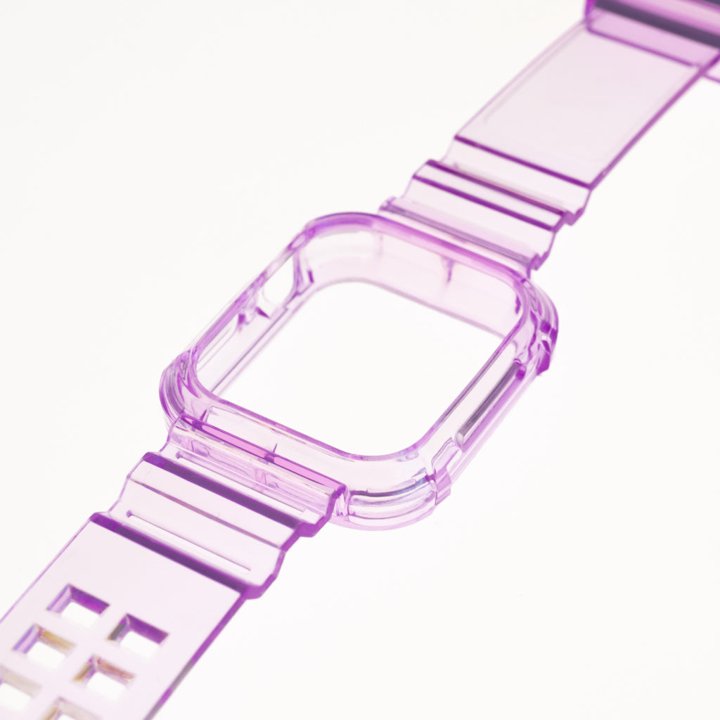 Pulsera Bumper Rugged Morado para Apple Watch 45mm - PULRG13