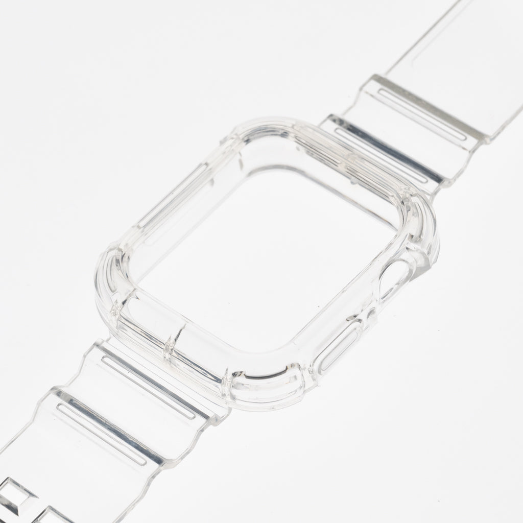 Pulsera Bumper Rugged Transparente para Apple Watch 42 mm - PULRG17
