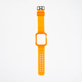 Accesorio generico pulsera con bumper rugged apple watch 42 mm color naranja