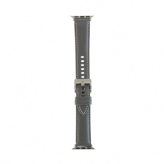Pulsera de Cuero Genérica para Apple Watch 38 mm - Gris - PULTCG03