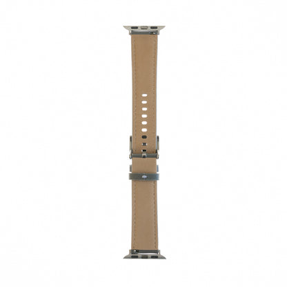 Pulsera de Cuero Genérica para Apple Watch 38 mm - Gris - PULTCG03