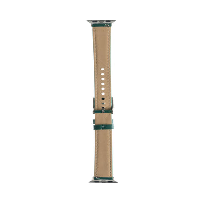 Pulsera de Cuero Verde 38mm - PULTCG07