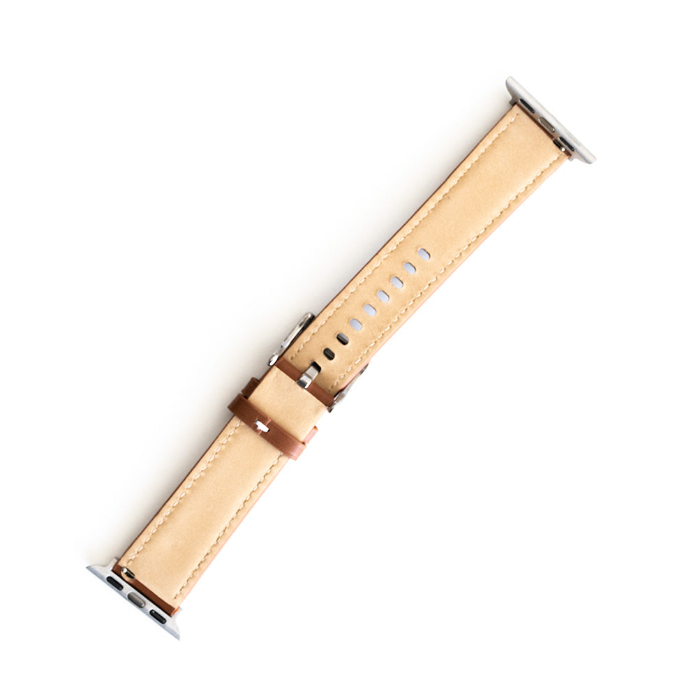 Pulsera de Cuero Café Claro para Apple Watch 40mm - PULTCG12