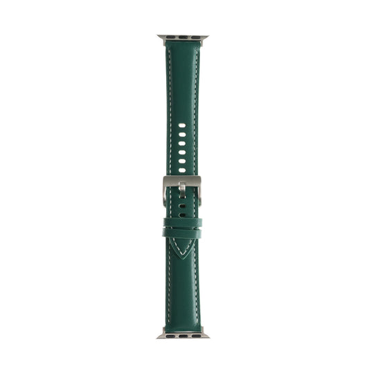 Pulsera de Cuero Verde 40mm - PULTCG14