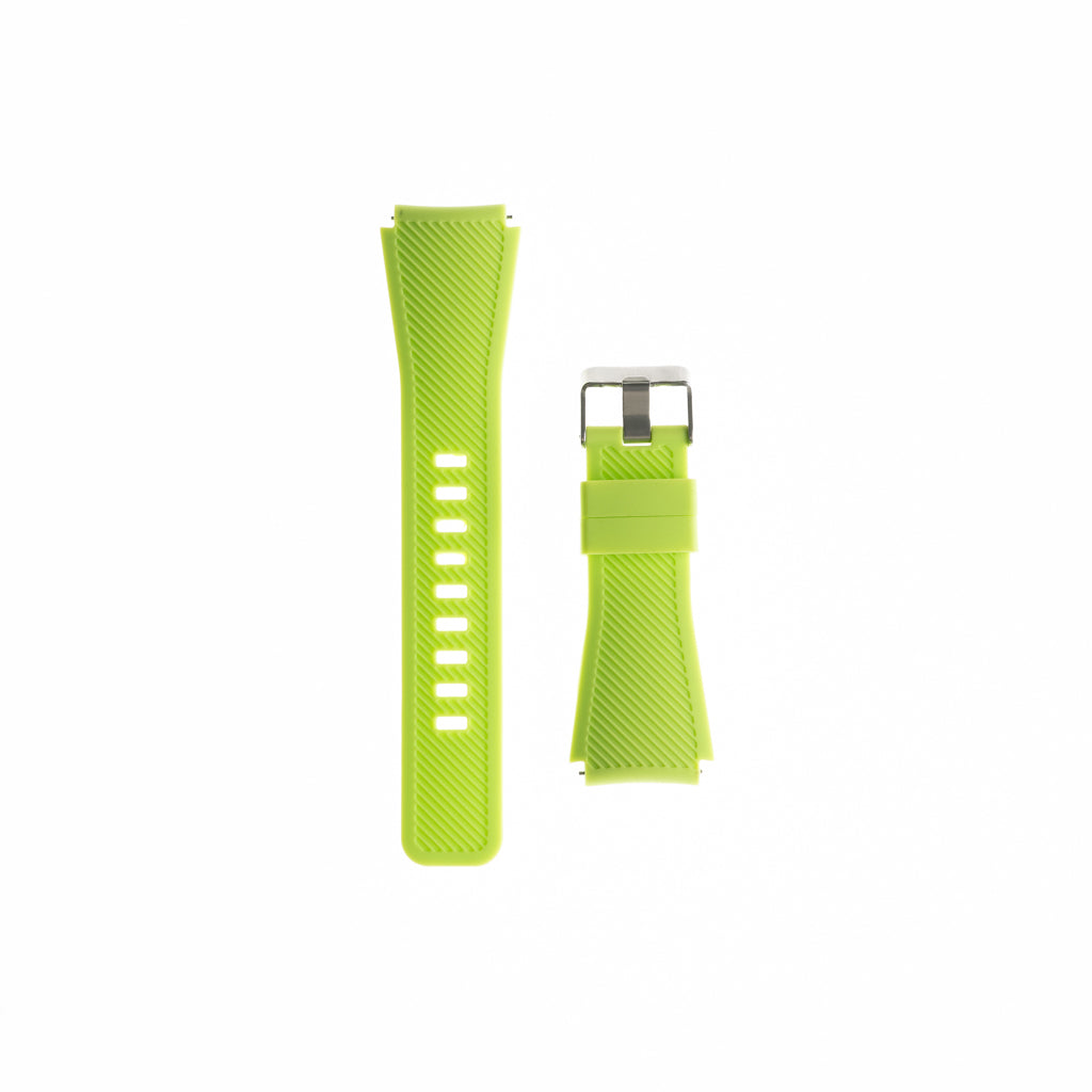 Accesorio Generico Pulsera Tipo Cincho Samsung Watch 20 Mm Color Verde Neon