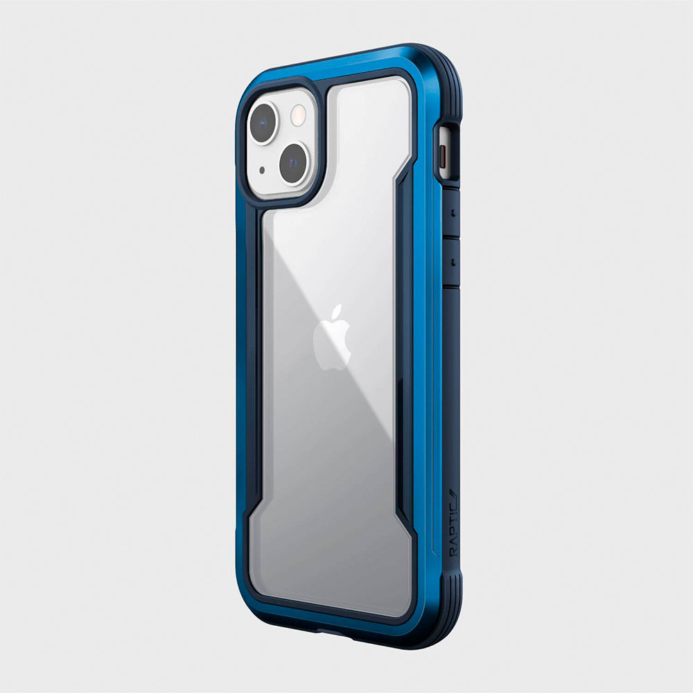 Estuche X-doria Raptic Shield Pro para iPhone 13 - Azul - RAPT07
