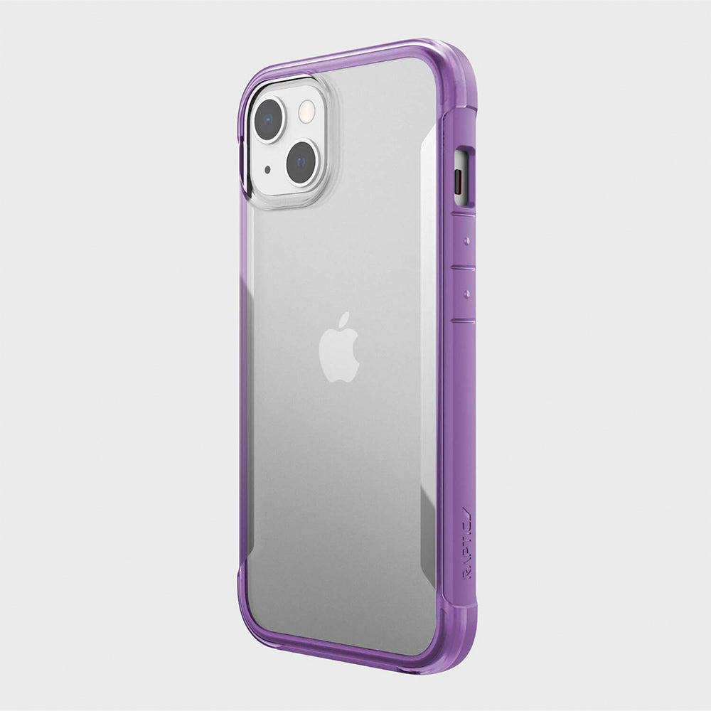 Estuche Clásico Xdoria Raptic Terrain Morado para iPhone 13 - RAPT16