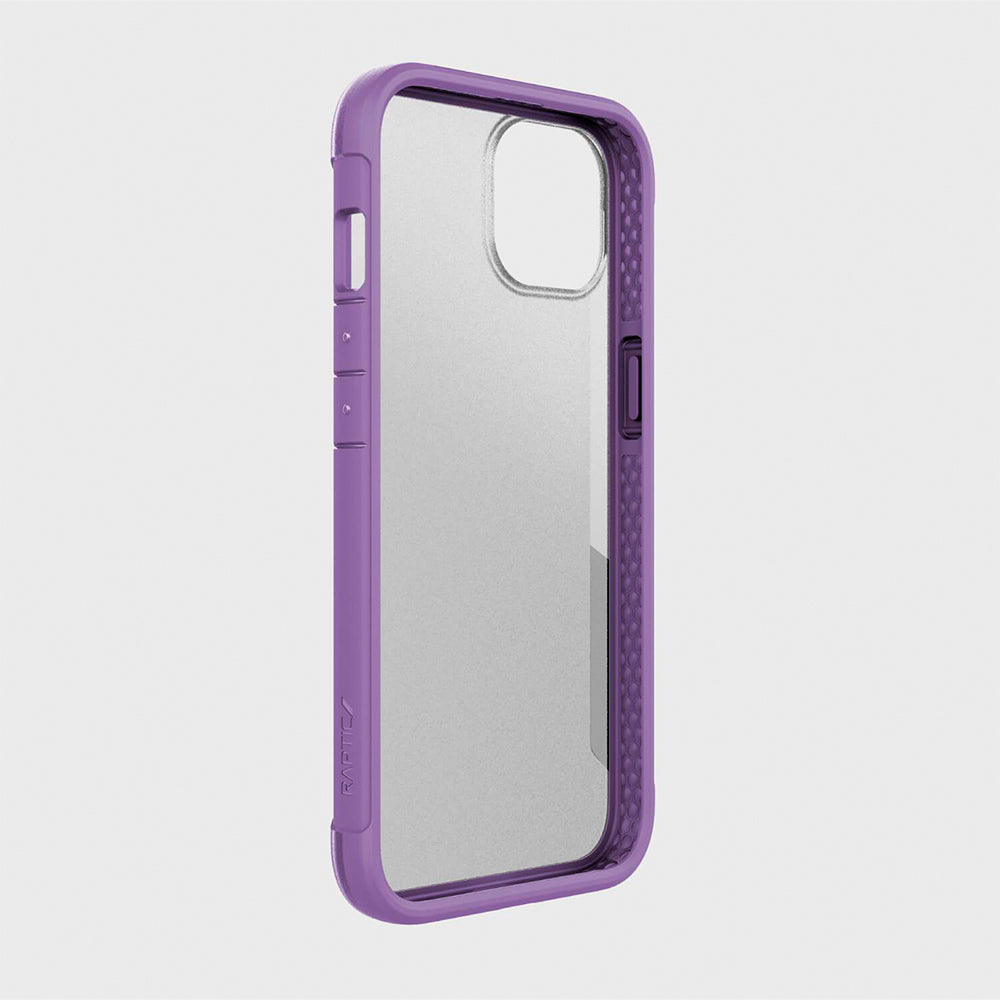 Estuche Clásico Xdoria Raptic Terrain Morado para iPhone 13 - RAPT16
