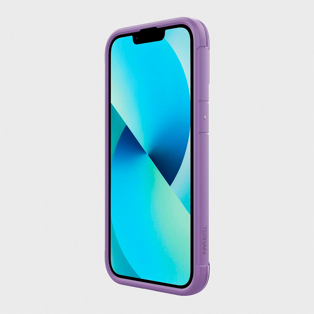 Estuche Clásico Xdoria Raptic Terrain Morado para iPhone 13 - RAPT16