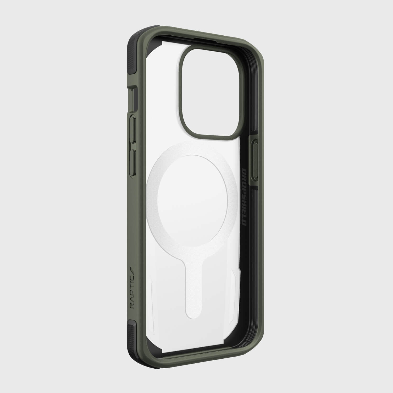 Estuche MagSafe Xdoria Raptic Secure Verde para iPhone 14 Pro - RAPT164