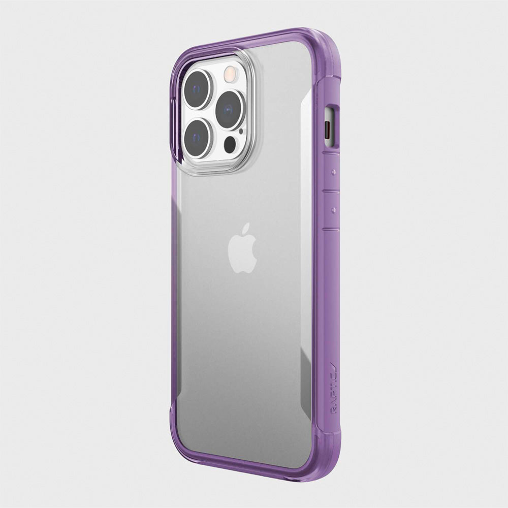 Estuche Clásico Xdoria Raptic Terrain Morado para iPhone 13 Pro - RAPT35