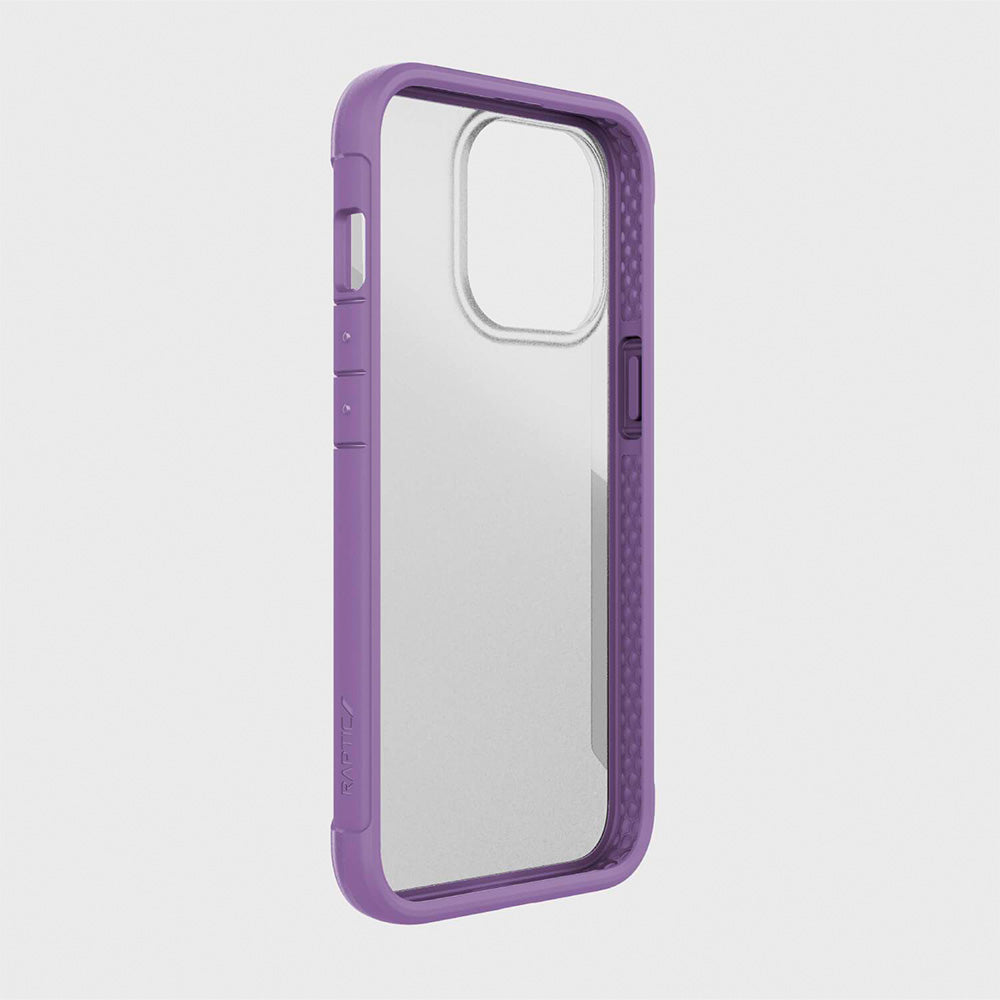 Estuche Clásico Xdoria Raptic Terrain Morado para iPhone 13 Pro - RAPT35