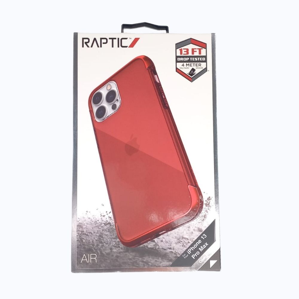 Estuche Raptic Air para iPhone 13 Pro Max - Rojo - RAPT49
