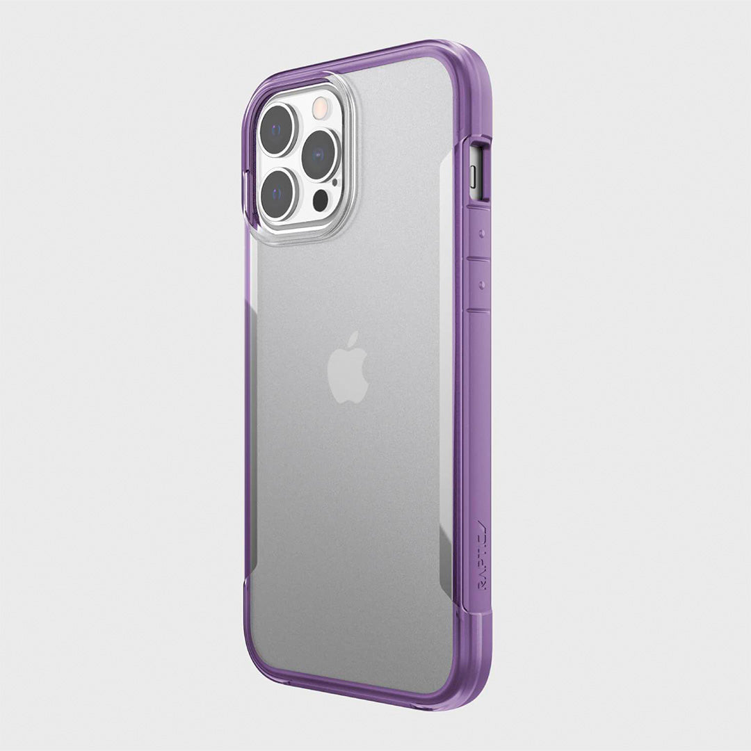 Estuche Clásico XDORIA Raptic Terrain Morado para iPhone 13 Pro Max - RAPT52