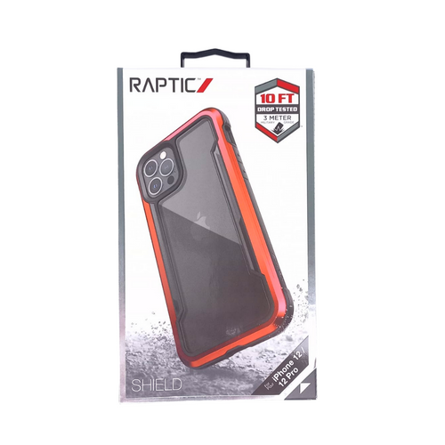 Estuche Raptic Shield para iPhone 12/12 Pro - Rojo - RAPT66