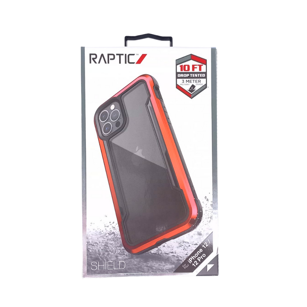 Estuche proteccion xdoria raptic shield for apple iphone 12 ,  iphone 12 pro color rojo