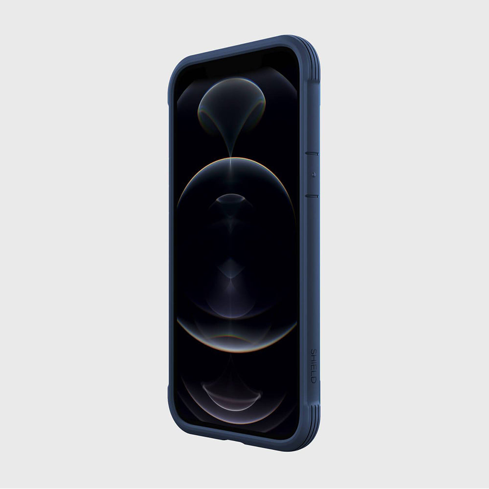 Estuche X-doria Raptic Shield Azul para iPhone 12 Pro Max - RAPT88