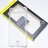 Estuche proteccion el rey hard case reforzado samsung s20 ultra color transparente