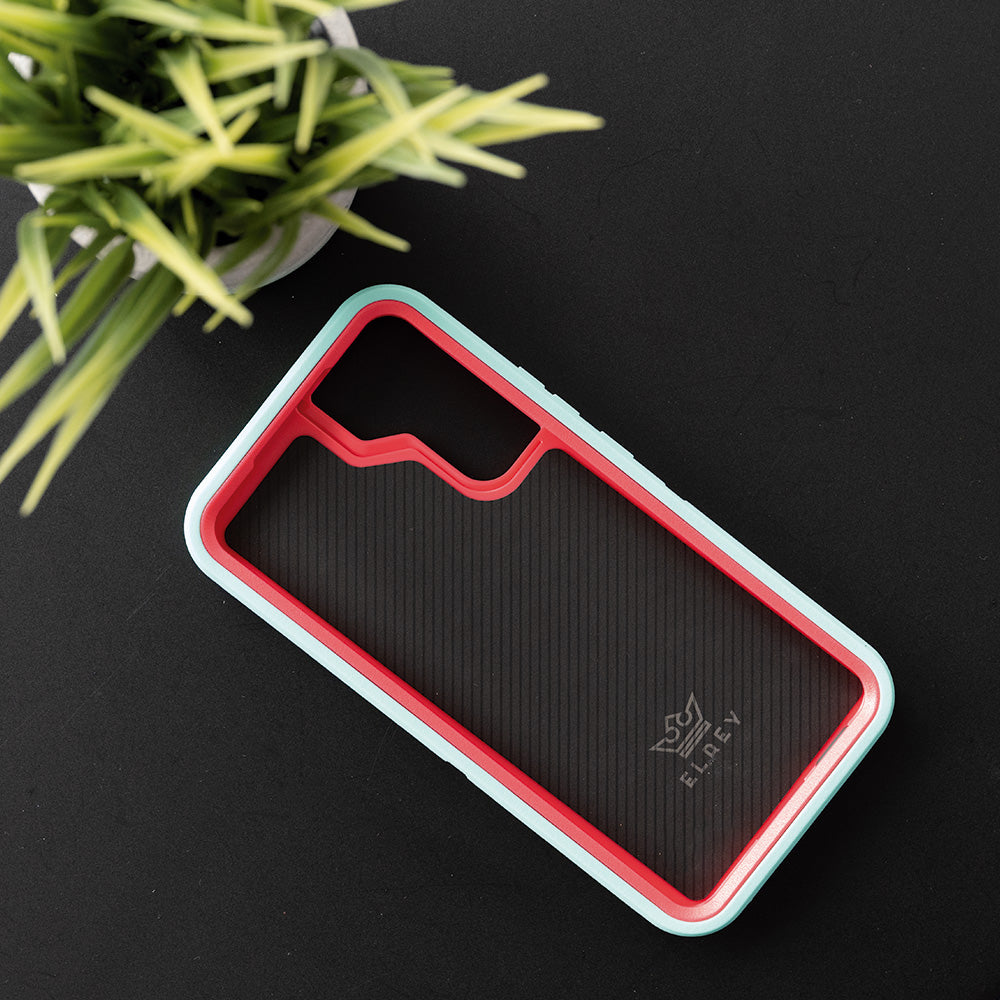 Case el Rey Defender - Galaxy S22 - Turquesa/Rosado - S22DF07