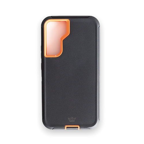 Case el Rey Defender | Samsung S22 Plus | Negro/Naranja