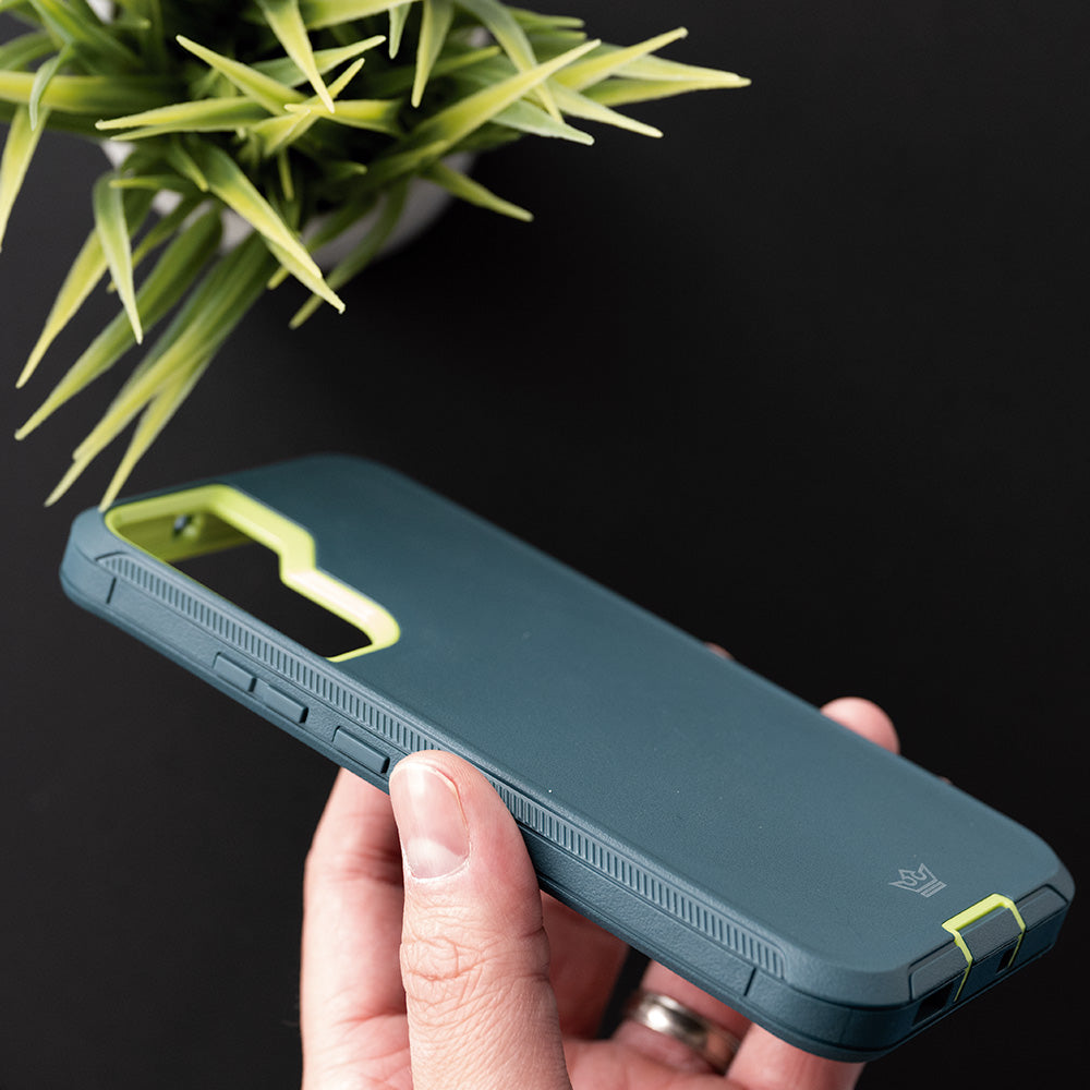 Case el Rey Defender Samsung S22 Plus Verde - S22PDF06