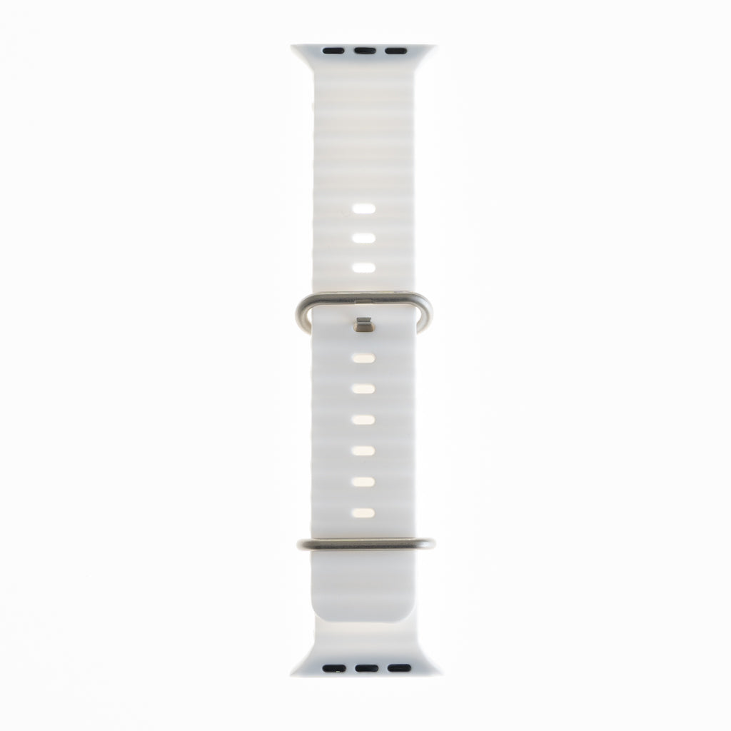 Accesorio El Rey Pulsera Silicon Ocean 42 / 44 / 49 Mm Blanco