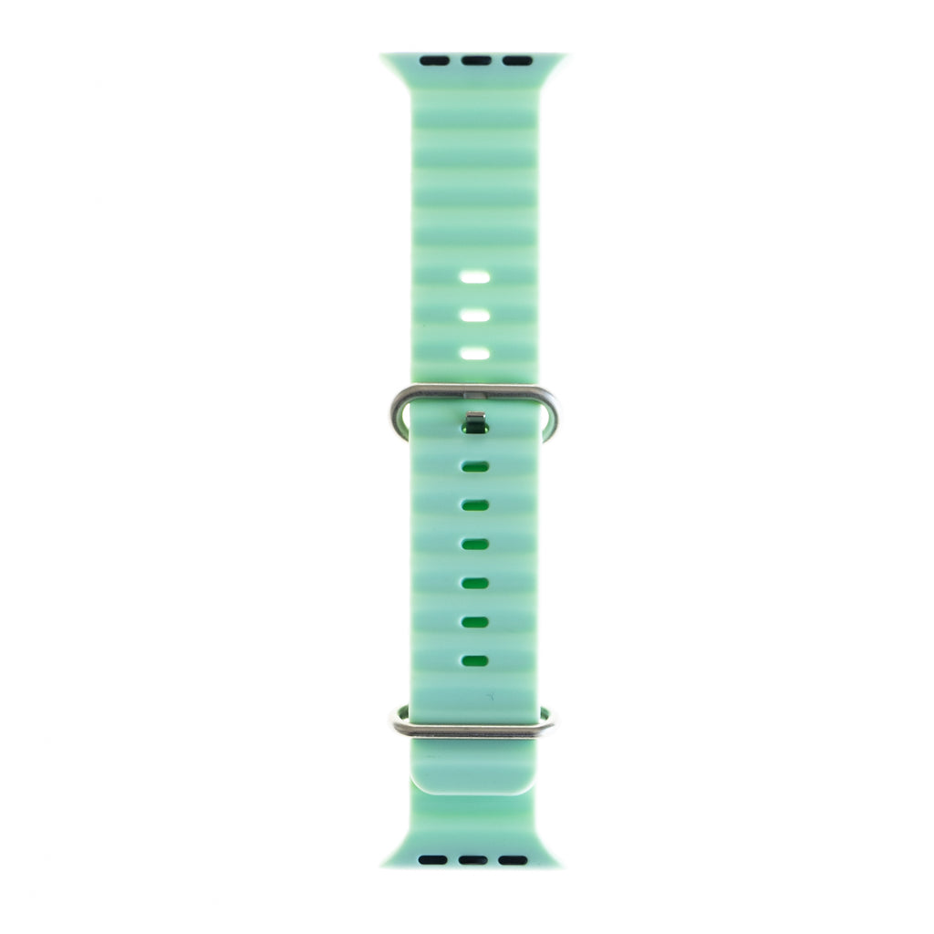 Pulsera Silicon Ocean Verde Menta - 42/44/49 mm - SILCEA06