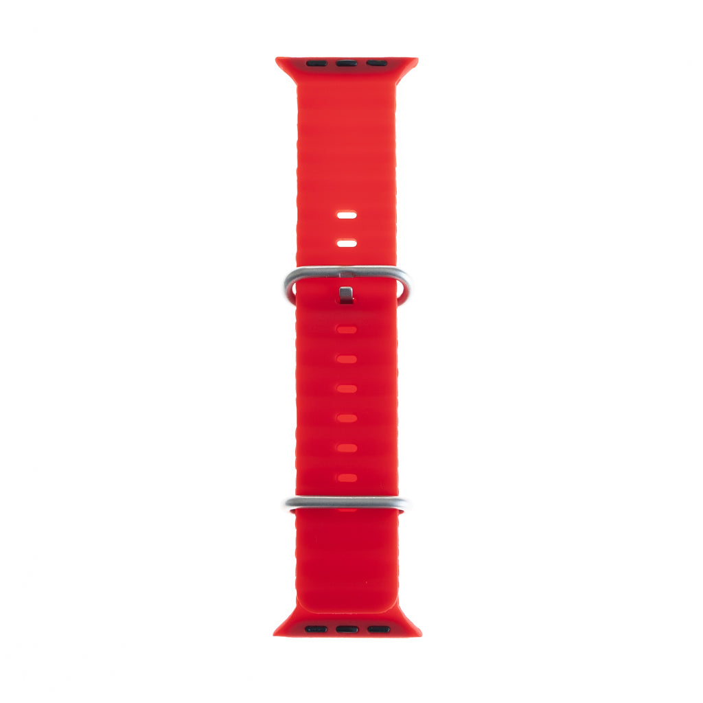 Pulsera Silicon Ocean Roja 42/44/49mm - El Rey - SILCEA08