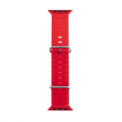 Pulsera Silicon Ocean Roja 42/44/49mm - El Rey - SILCEA08