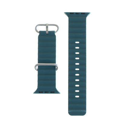 Pulsera Silicon Ocean Verde Esmeralda 42/44/49 mm - SILCEA12
