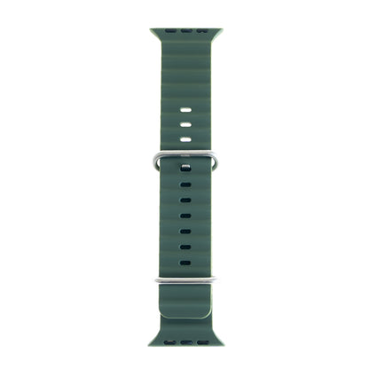 Pulsera Silicon Ocean Verde Musgo 38/40/41 mm - SILCEA24
