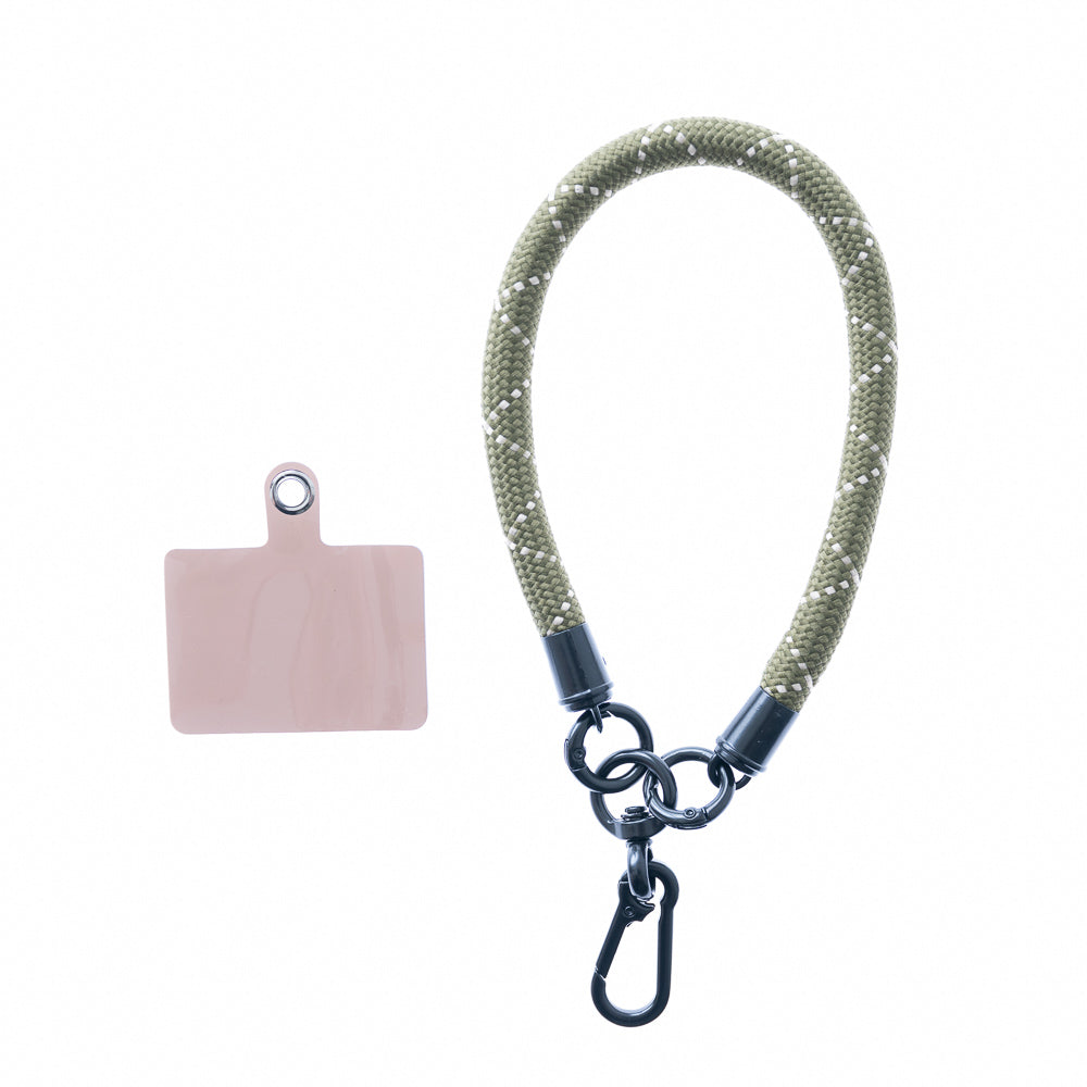 Accesorio el rey pulsera tipo strap color verde musgo / beige