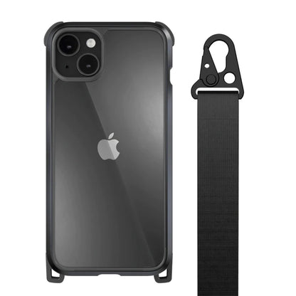 Estuche Straps SwitchEasy Odyssey Rugged para iPhone 14 Plus - Negro - SWC19