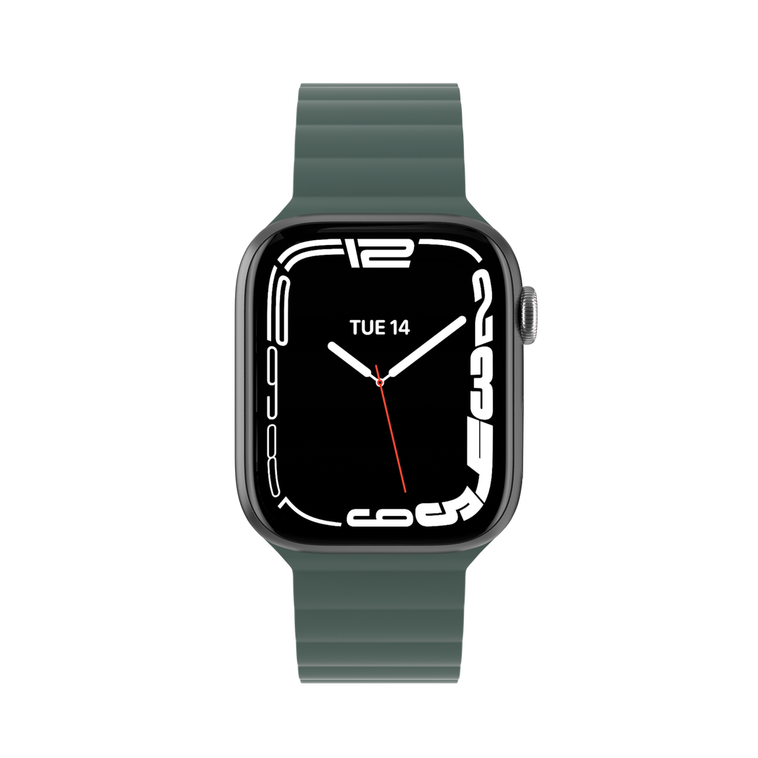 Pulsera Silicone Magnetic Mageasy para Apple Watch 38/40/41mm Verde Pino - SWC313