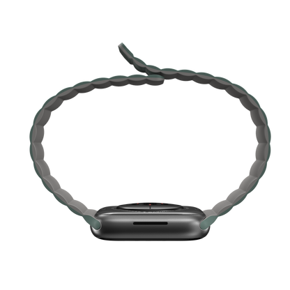 Pulsera Silicone Magnetic Mageasy para Apple Watch 38/40/41mm Verde Pino - SWC313